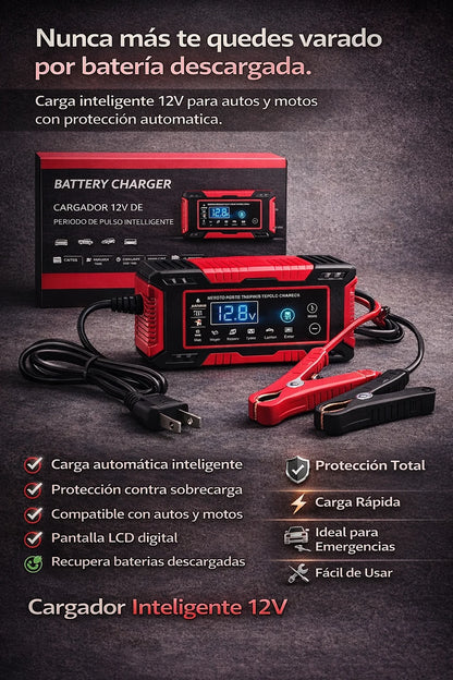 Cargador De Batería Inteligente 12v L