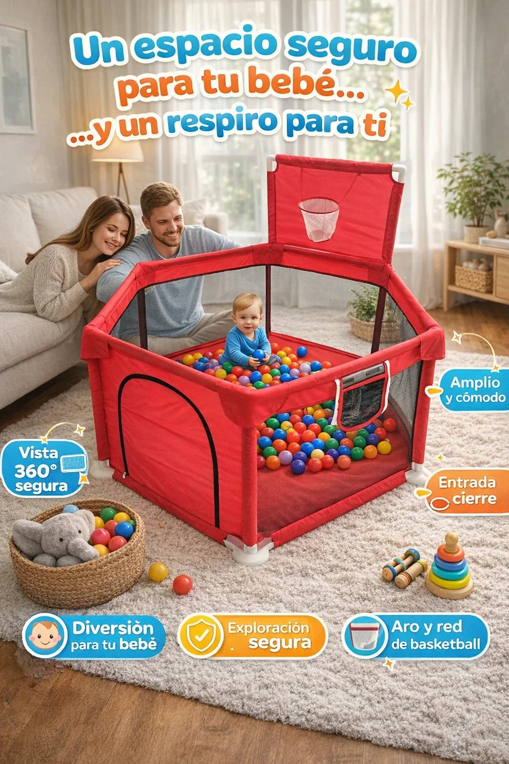 Corral De Bebe Para Pelotas