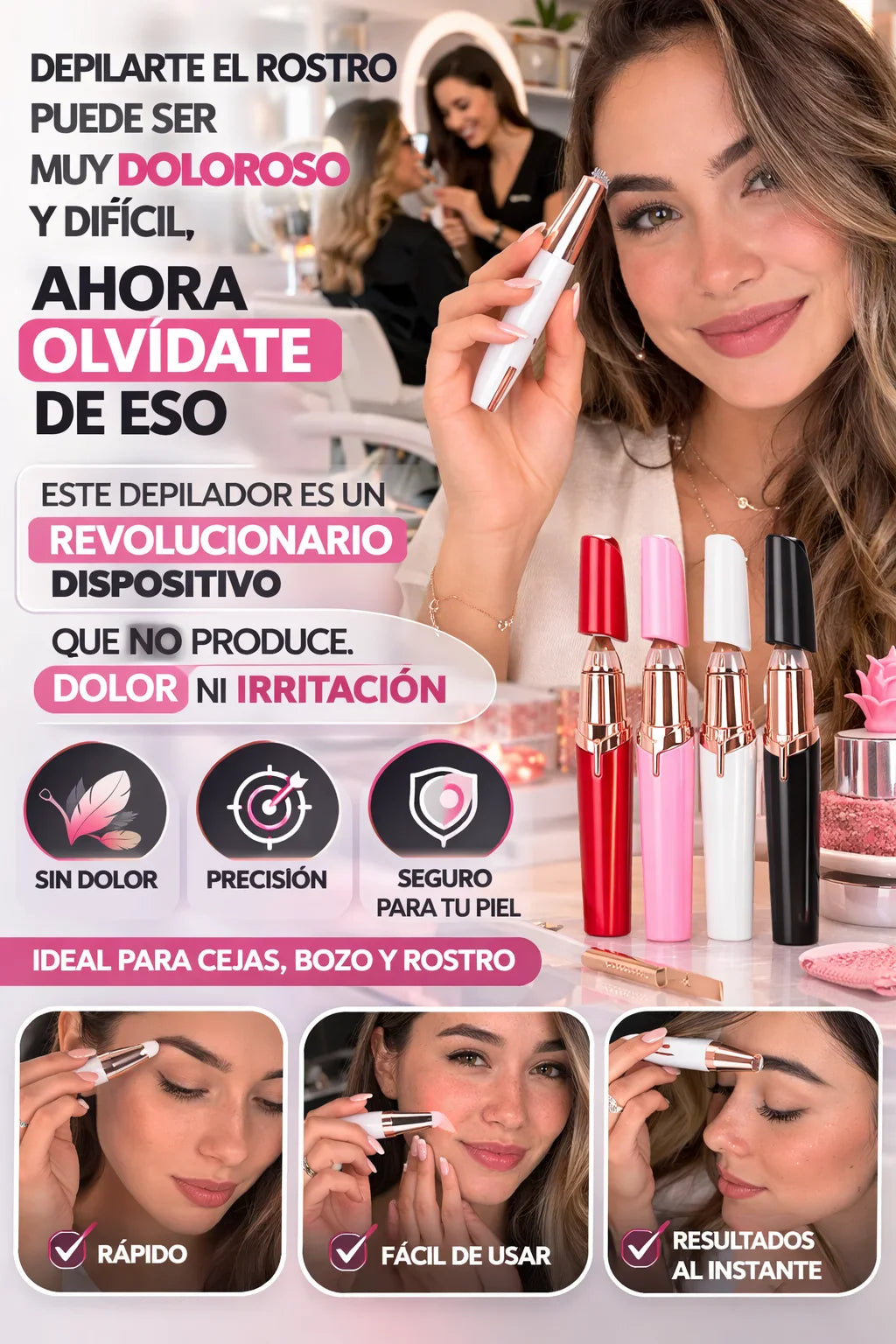 Depilador De Cejas Eléctrico