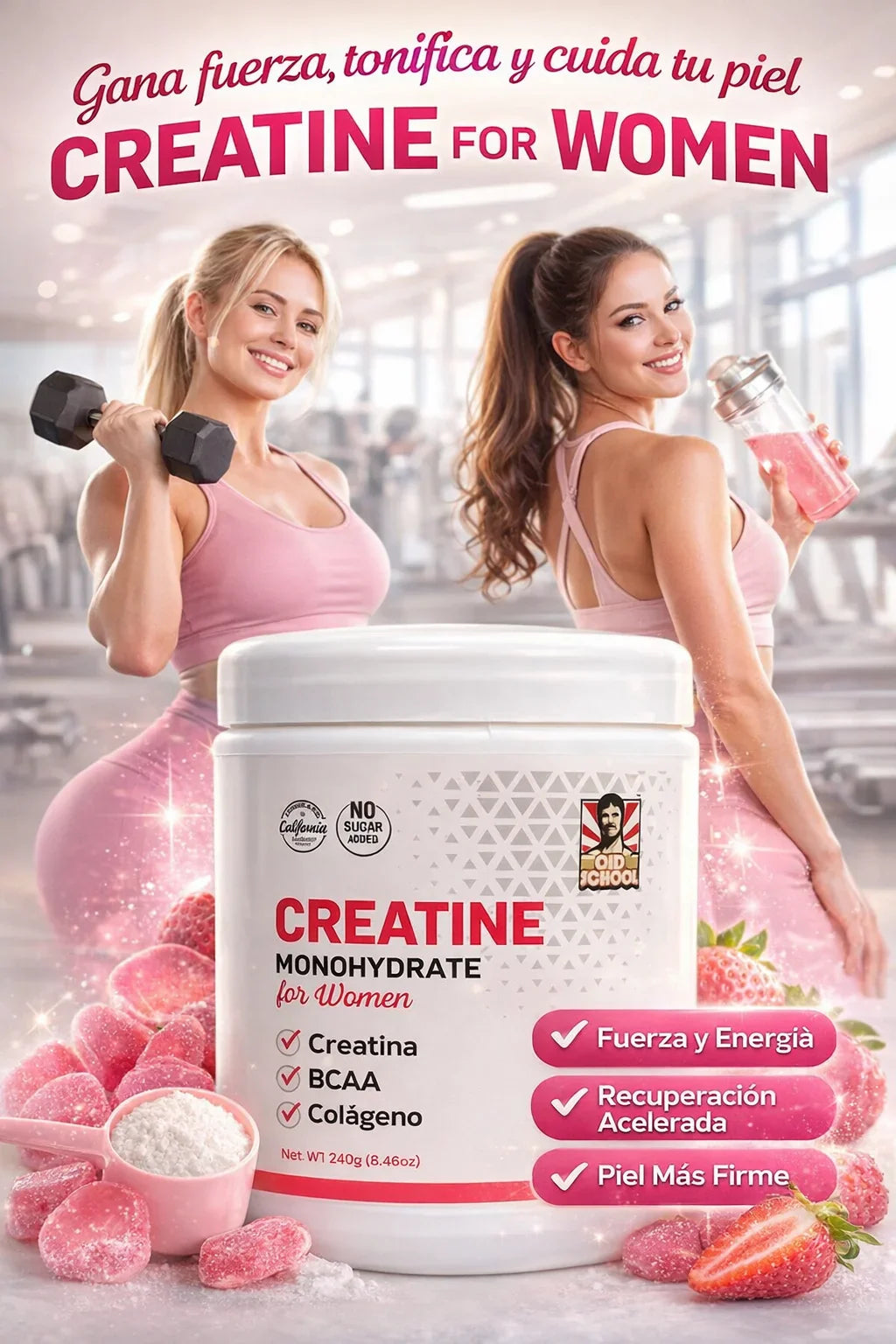 CREATINA PARA MUJERES X 240g