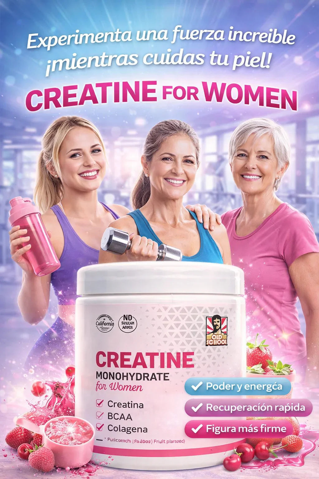CREATINA PARA MUJERES X 240g
