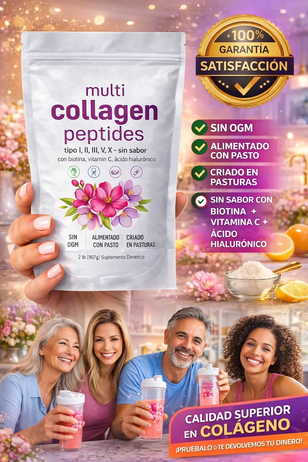MUlticolageno con peptidos 1Lb